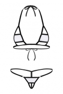 [極小水着]変形ブラトップ＆オープンクロッチスタイルのマイクロビキニ